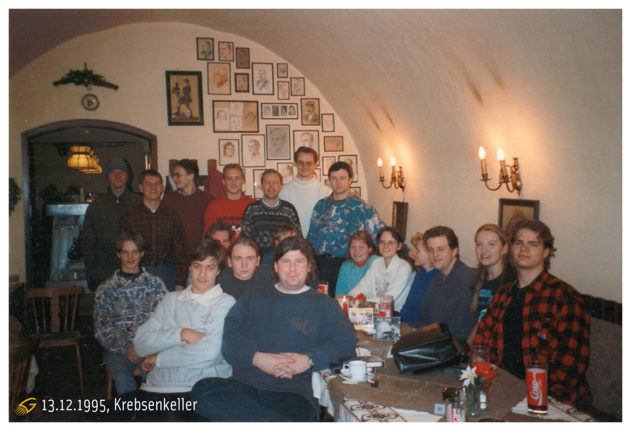 Das trekdinner Graz am 13.12.1995 im Krebsenkeller